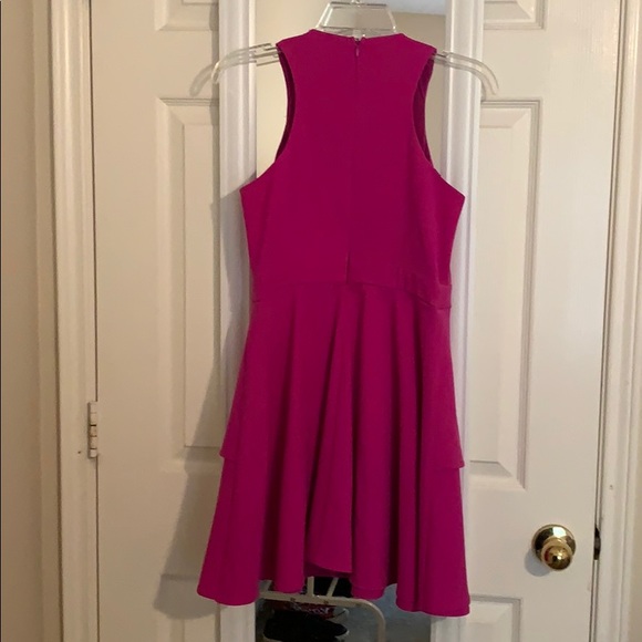 Magenta Cocktail Dress - Picture 4 of 5